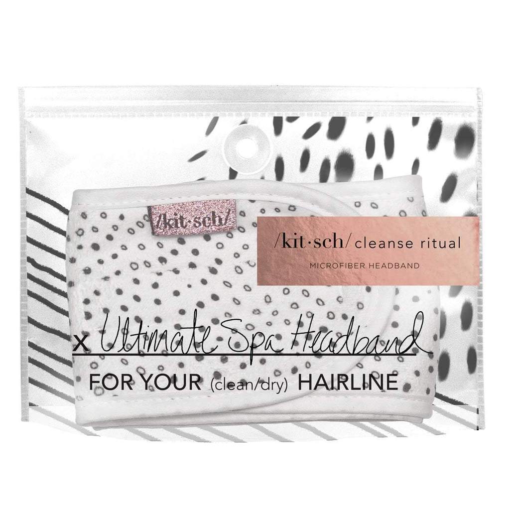 Microfiber Spa Headband - Micro Dot