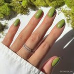 Moss Green Press-On Nails