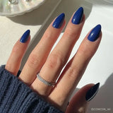 Midnight Blue Press-On Nails