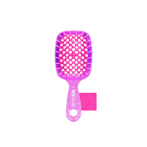 UNbrush hair brush mini - rose quartz