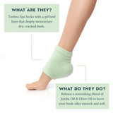 Moisturizing Heel Socks-Pink