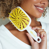 UNbrush hair brush plus - lemon drop