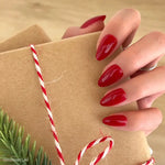 Classic Red Press-On Nails