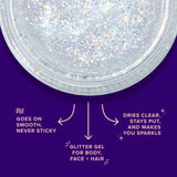 The Original Glitter Gel - Disco, Silver